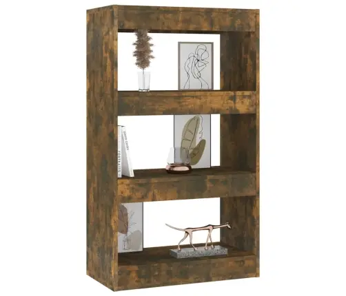 Raamaturiiul, Suitsutatud Tamm, 60X30X103 cm Tehispuit