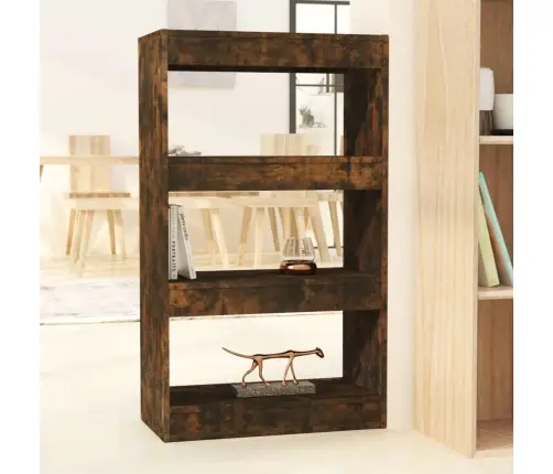 Raamaturiiul, Suitsutatud Tamm, 60X30X103 cm Tehispuit