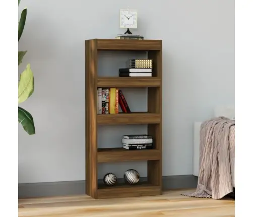 Spintelė Knygoms/Kambario Pertvara, Ruda, 60X30X135cm Mediena