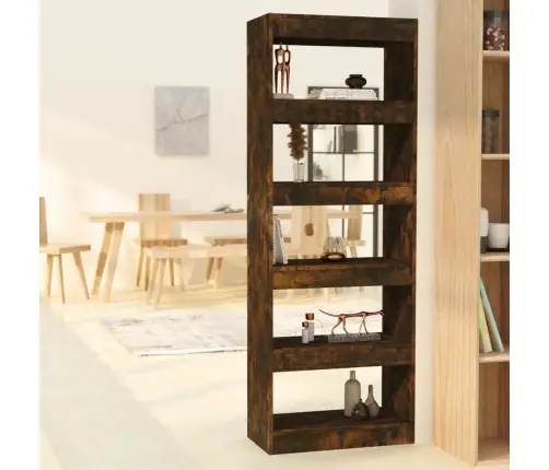 Spintelė Knygoms/Pertvara, Dūminė Ąžuolo, 60X30X166cm Mediena