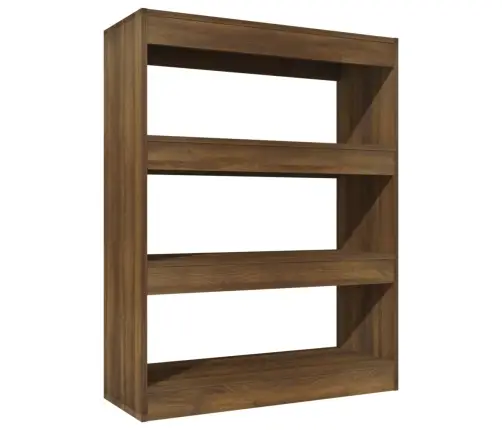 Grāmatu Plaukts, 80X30X103 Cm, Brūna Ozola, Inženierijas Koks Vidaxl