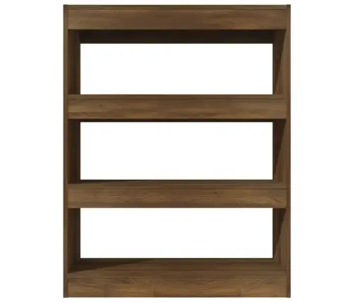 Grāmatu Plaukts, 80X30X103 Cm, Brūna Ozola, Inženierijas Koks Vidaxl