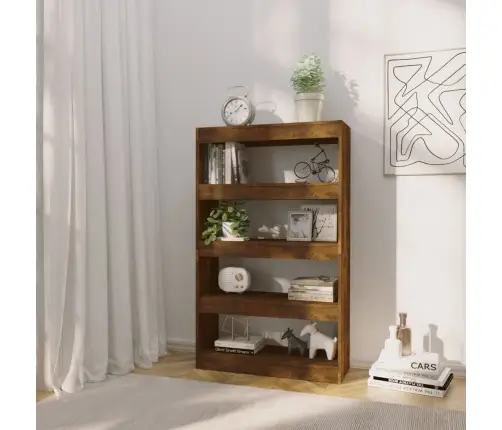 Grāmatu Plaukts, Ozola Krāsa, 80X30X135 Cm, Inženierijas Koks Vidaxl