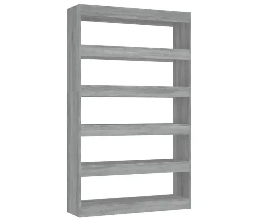 Spintelė Knygoms/Kambario Pertvara, Pilka, 100X30X166Cm