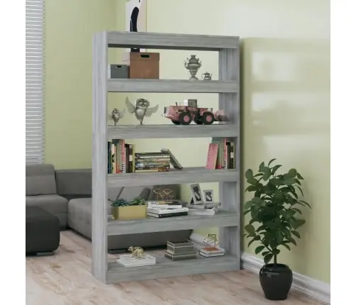 Spintelė Knygoms/Kambario Pertvara, Pilka, 100X30X166Cm