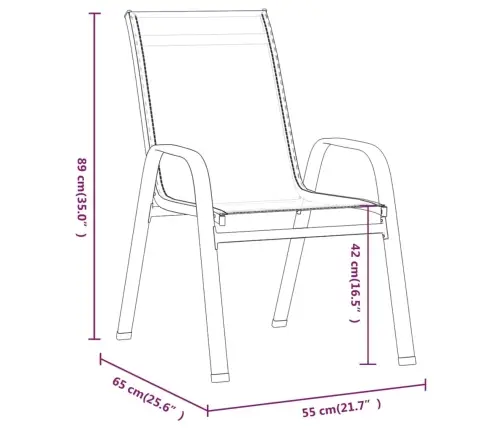 Virnastatavad Aiatoolid 4 Tk, Pruun, Tekstileenkangas