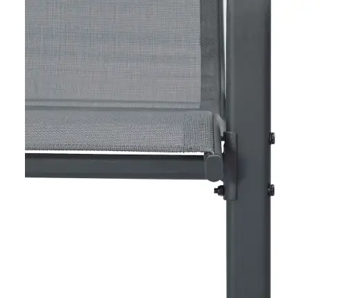 Dārza Krēsli, 6 Gab., Tekstilēns, Pelēki Vidaxl