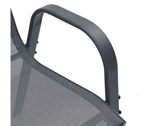 Dārza Krēsli, 6 Gab., Tekstilēns, Pelēki Vidaxl