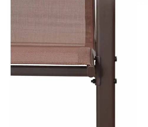 Dārza Krēsli, 6 Gab., Tekstilēns, Brūni Vidaxl