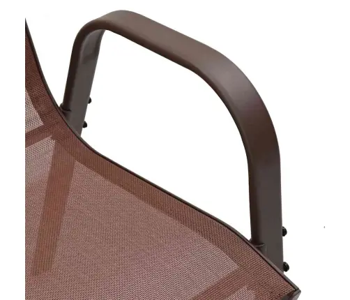 Dārza Krēsli, 6 Gab., Tekstilēns, Brūni Vidaxl