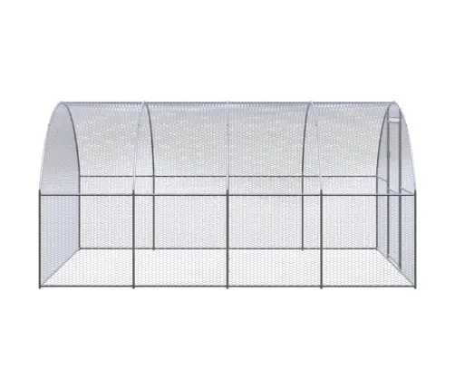 Vistu Būris, 3X4X2 M, Cinkots Tērauds Vidaxl