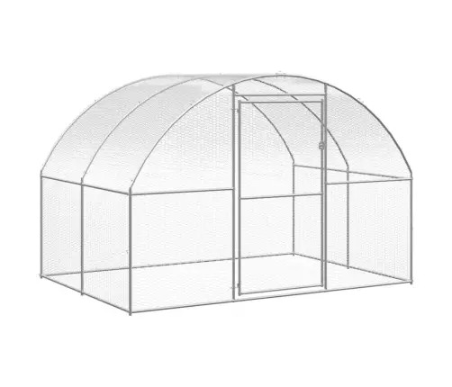 Vistu Būris, 3X4X2 M, Cinkots Tērauds Vidaxl