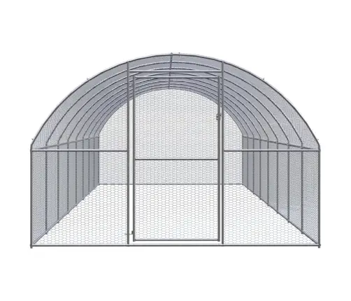Vistu Būris, 3X8X2 M, Cinkots Tērauds Vidaxl