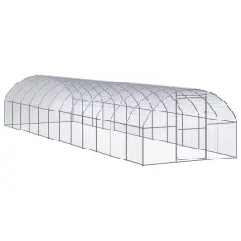 Vistu Būris, 3X12X2 M, Cinkots Tērauds Vidaxl