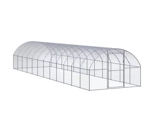 Vistu Būris, 3X12X2 M, Cinkots Tērauds Vidaxl
