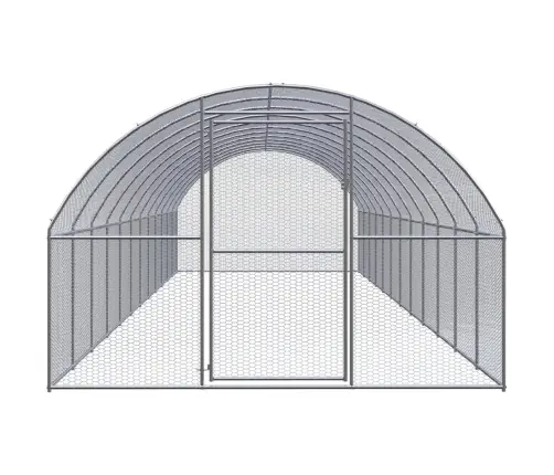 Vistu Būris, 3X12X2 M, Cinkots Tērauds Vidaxl