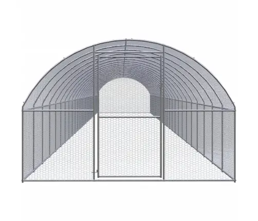 Vistu Būris, 3X24X2 M, Cinkots Tērauds Vidaxl