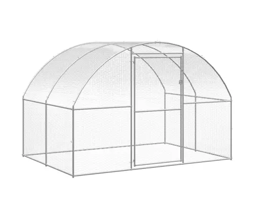 Vistu Būris, 3X24X2 M, Cinkots Tērauds Vidaxl
