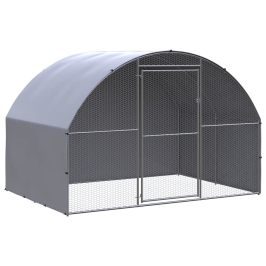 Vistu Būris, 3X2X2 M, Cinkots Tērauds Vidaxl