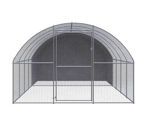 Vistu Būris, 3X4X2 M, Cinkots Tērauds Vidaxl