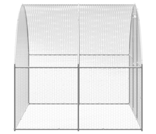 Vistu Būris, 3X4X2 M, Cinkots Tērauds Vidaxl