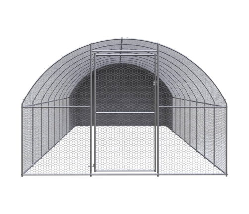Vistu Būris, 3X10X2 M, Cinkots Tērauds Vidaxl