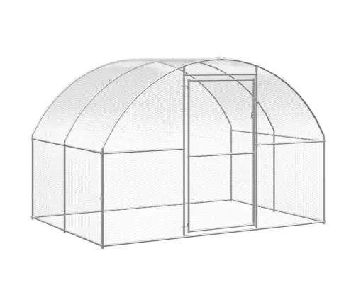 Vistu Būris, 3X10X2 M, Cinkots Tērauds Vidaxl