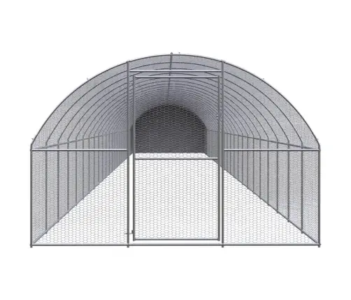 Vistu Būris, 3X24X2 M, Cinkots Tērauds Vidaxl