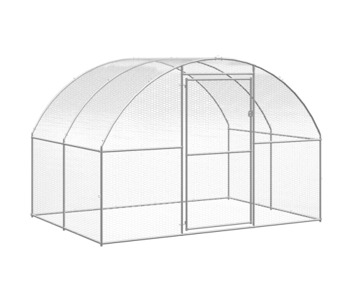Vistu Būris, 3X24X2 M, Cinkots Tērauds Vidaxl