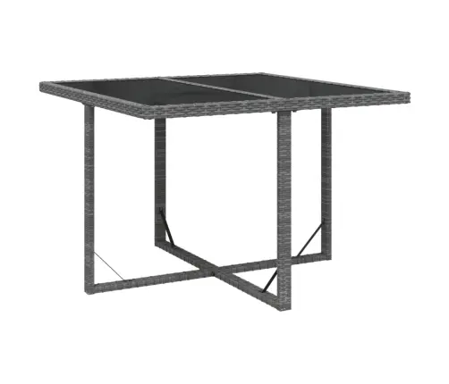 Sodo Komplektas Su Pagalvėlėmis, 9 Dalių, Pilkas, Poliratanas