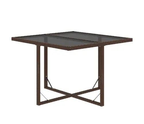 5-Osaline Aiamööbli Komplekt Patjadega, Polürotang, Pruun