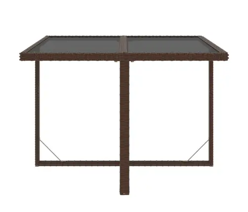 5-Osaline Aiamööbli Komplekt Patjadega, Polürotang, Pruun