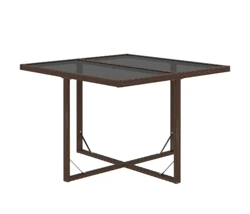 9-Osaline Aiamööbli Komplekt Patjadega, Polürotang, Pruun