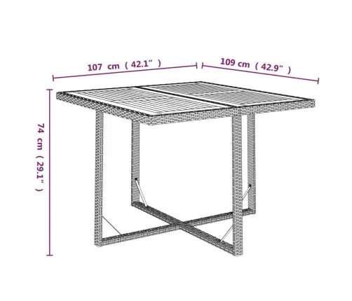 5-Osaline Aiamööbli Komplekt Patjadega, Must, Polürotang