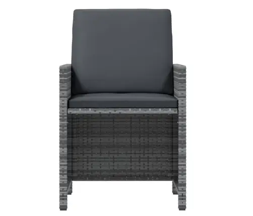 9-Daļīgs Dārza Mēbeļu Komplekts Ar Matračiem, Pe Rotangpalma Vidaxl