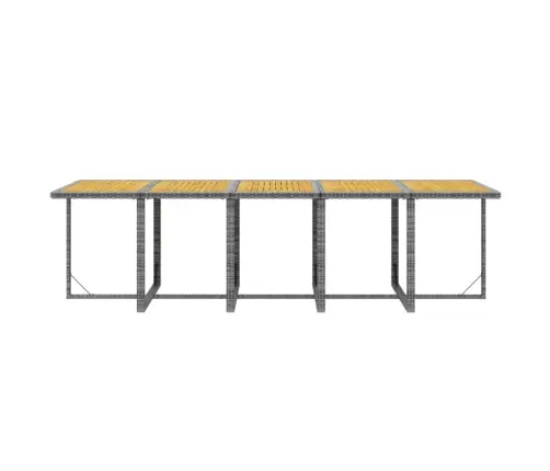 Sodo Komplektas Su Pagalvėlėmis, 15 Dalių, Pilkas, Poliratanas