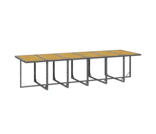 17-Daļīgs Dārza Mēbeļu Komplekts Ar Matračiem, Pe Rotangpalma Vidaxl