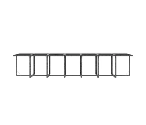 15-Osaline Aiamööbli Komplekt Patjadega, Polürotang, Hall