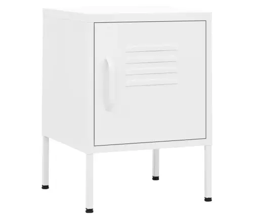 Naktsskapīši, 2 Gab., 35X35X51 Cm, Tērauds, Balti Vidaxl Naktsskapīši, 2 Gab., 35X35X51 Cm, Tērauds, Balti Vidaxl