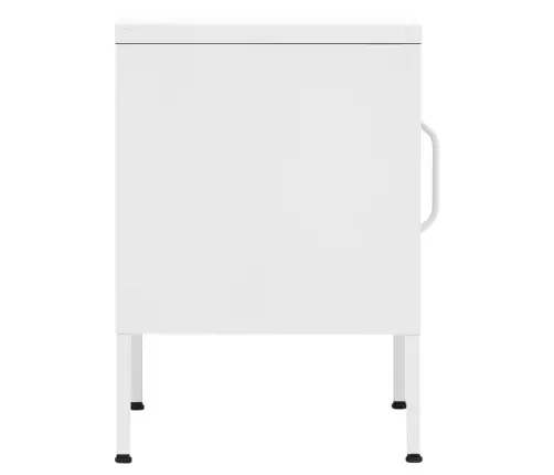 Naktsskapīši, 2 Gab., 35X35X51 Cm, Tērauds, Balti Vidaxl Naktsskapīši, 2 Gab., 35X35X51 Cm, Tērauds, Balti Vidaxl