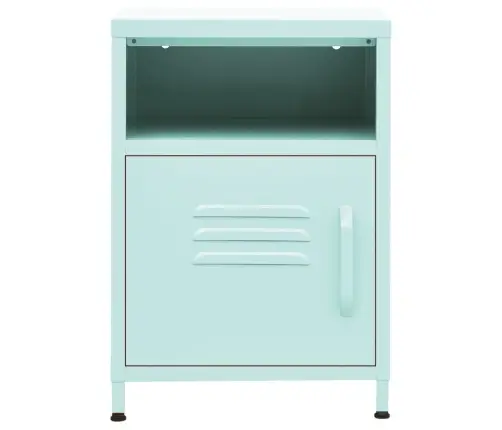 Naktsskapīši, 2 Gab., 35X35X51 Cm, Tērauds, Piparmētru Krāsā Vidaxl