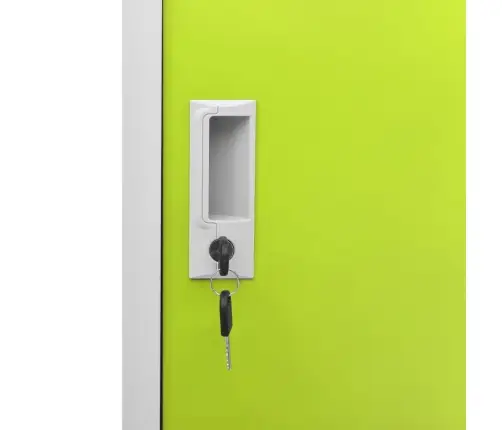 Ģērbtuves Skapji, 2 Gab., 90X45X92,5 Cm, Tērauds, Pelēki, Zaļi Vidaxl