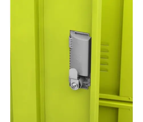 Ģērbtuves Skapji, 5 Gab., 90X45X92,5 Cm, Tērauds, Pelēki, Zaļi Vidaxl