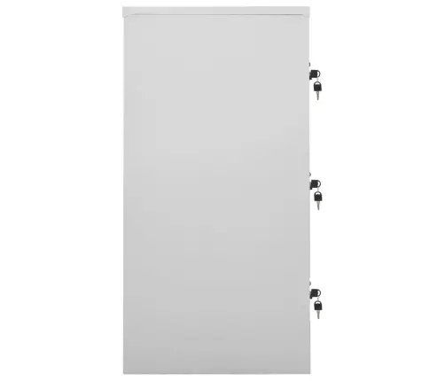 Spintelės, 2Vnt., Pilkos/Raudonos, 90X45X92,5cm Plienas