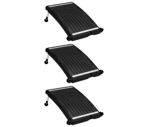 Saules Baseina Sildīšanas Paneļi, 3 Gab., Izliekti, 72,5X46 Cm Vidaxl