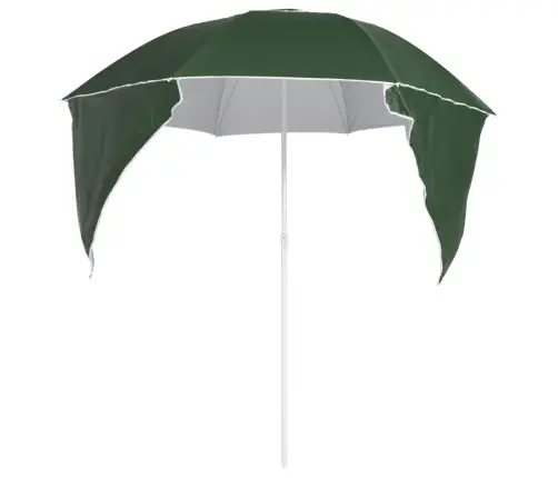 Pludmales Saulessargs Ar Sānu Sienām, 215 Cm, Zaļš Vidaxl