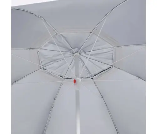 Pludmales Saulessargs Ar Sānu Sienām, 215 Cm, Zaļš Vidaxl