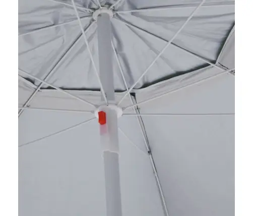 Pludmales Saulessargs Ar Sānu Sienām, 215 Cm, Zaļš Vidaxl