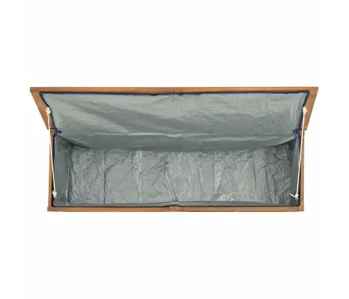 Dārza Uzglabāšanas Kaste, 150X50X55 Cm, Masīvs Tīkkoks Vidaxl