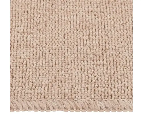 Kāpņu Paklāji, Neslīdoši, 15 Gab., 75X20 Cm, Bēši, Taisnstūra Vidaxl